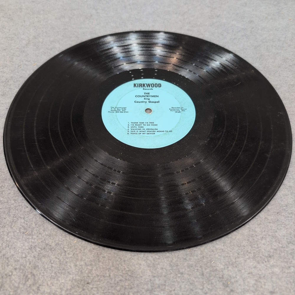 The Countrymen Sing Country Gospel Vinyl LP Kirkwood Records Huntsville Alabama - Picture 6 of 6